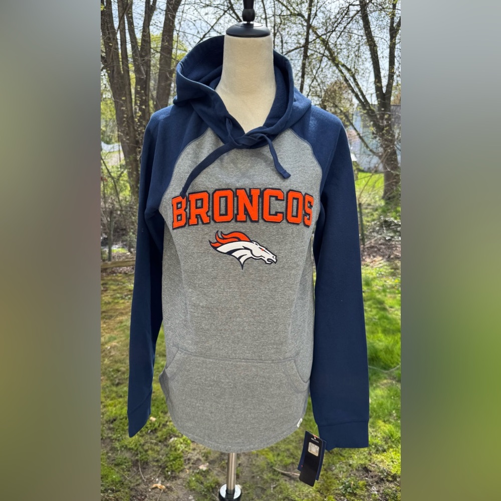 Denver Broncos Fanatics NFL Team Apparel Men's Sweatshirt Hoodie M NEW WITH TAGS